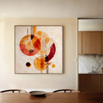 Abstract 1113 Canvas Art 60 x 60 cm / Stretched on hidden frame