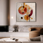 Abstract 1113 Canvas Art 60 x 60 cm / Stretched on hidden frame