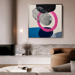 Abstract 1115 Canvas Art 60 x 60 cm / Stretched on hidden frame