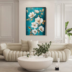 Floral Canvas Wall Art WAD1115-F 90 x 60 cm / Stretched on hidden frame