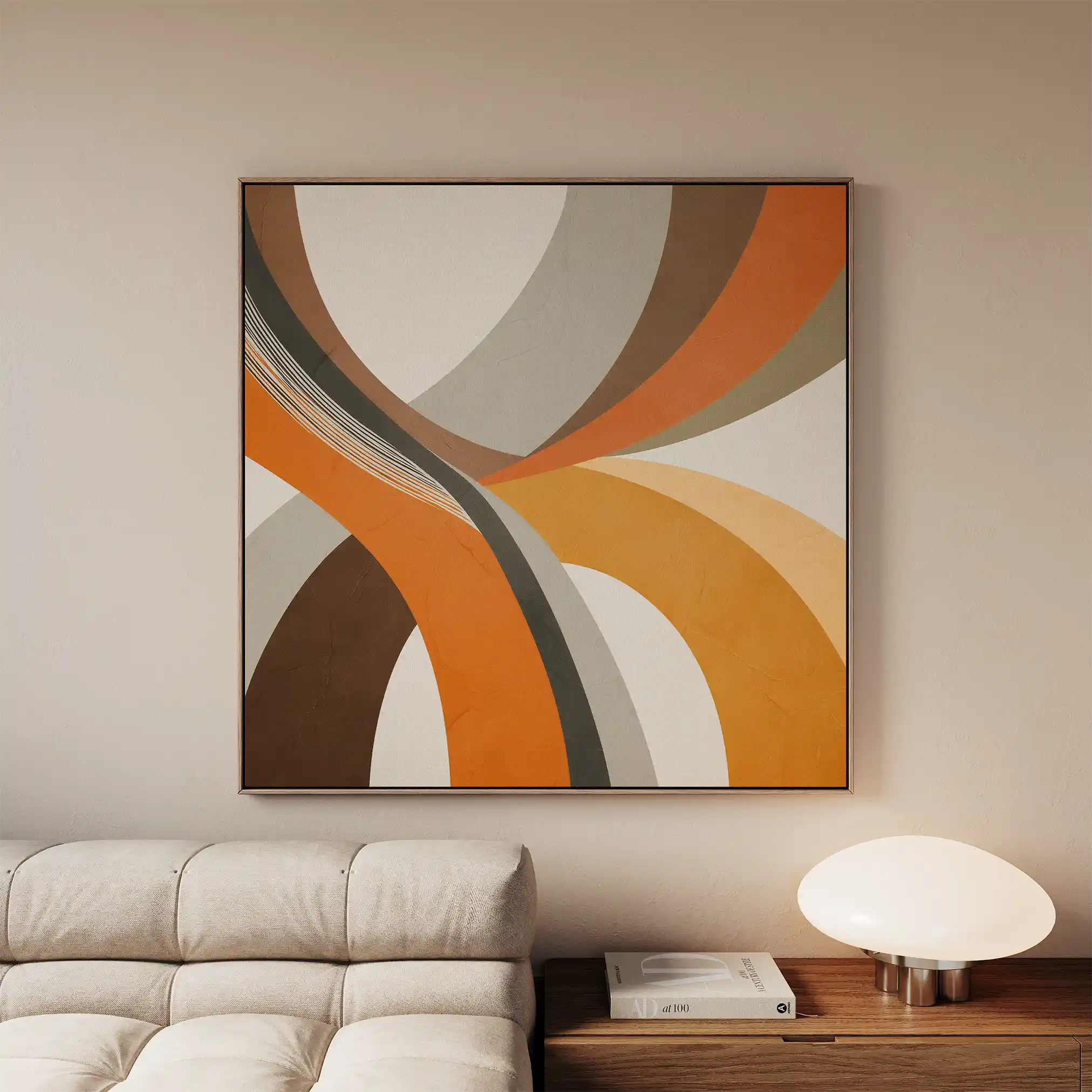Abstract 1116 Canvas Art 60 x 60 cm / Stretched on hidden frame