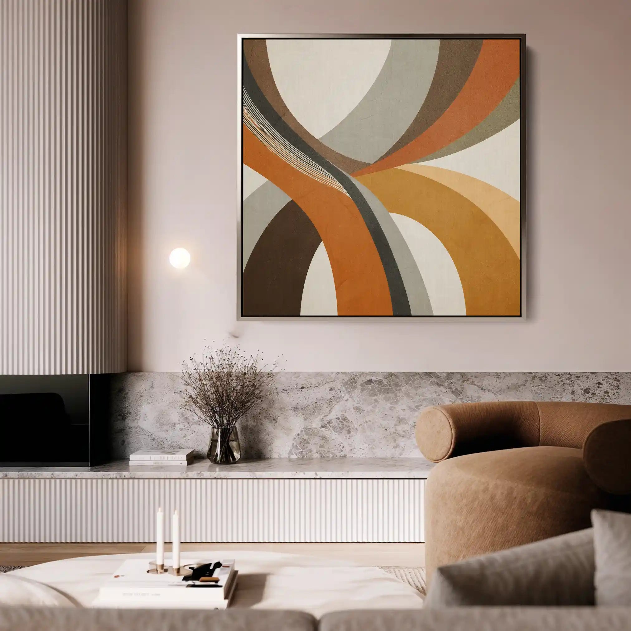 Abstract 1116 Canvas Art 60 x 60 cm / Stretched on hidden frame