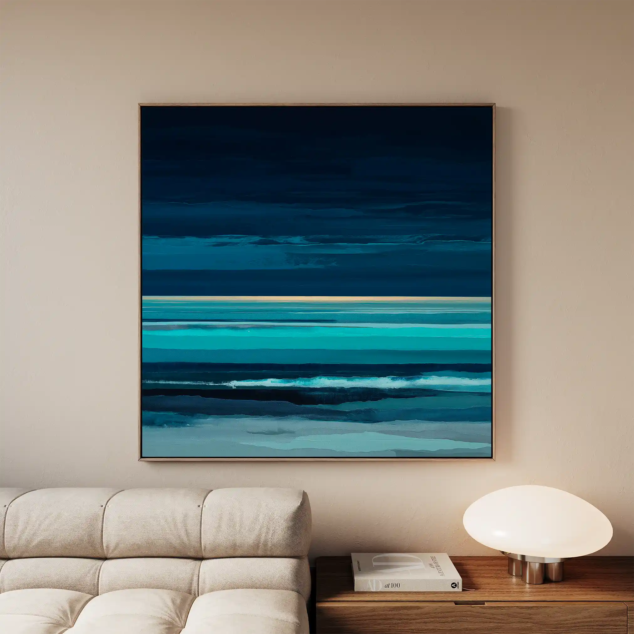 Abstract 1117 Canvas Art 60 x 60 cm / Stretched on hidden frame