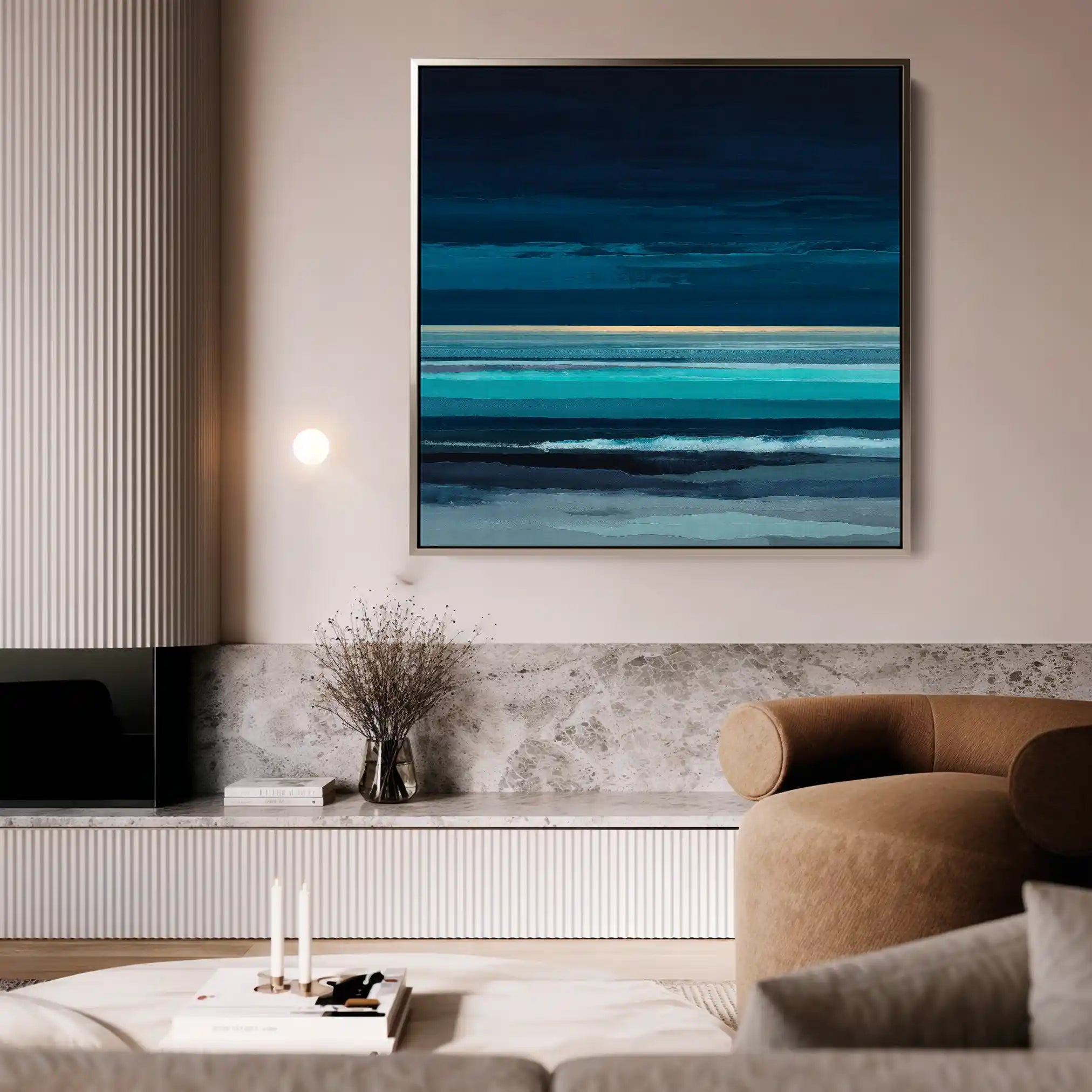 Abstract 1117 Canvas Art 60 x 60 cm / Stretched on hidden frame