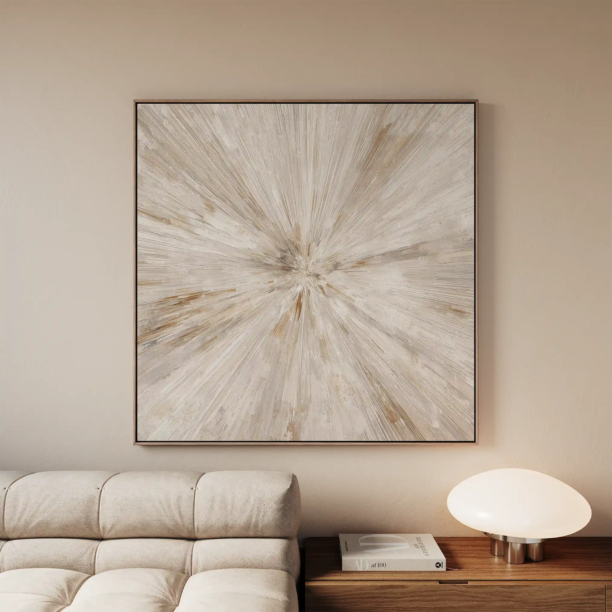 Abstract 1118 Canvas Art 60 x 60 cm / Stretched on hidden frame