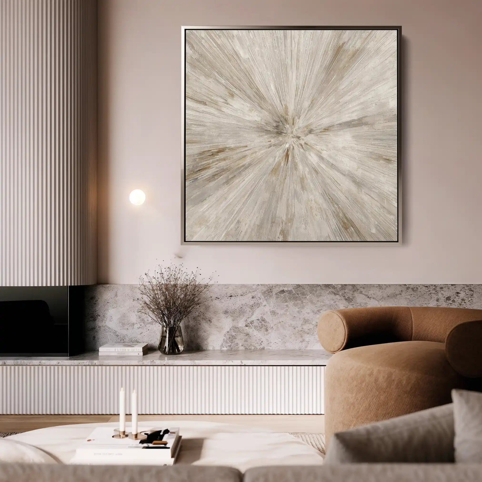 Abstract 1118 Canvas Art 60 x 60 cm / Stretched on hidden frame