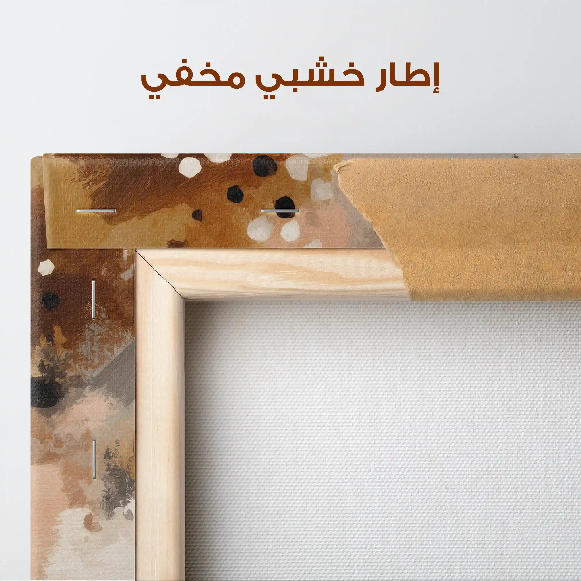 Abstract 1119 Canvas Art 60 x 60 cm / Stretched on hidden frame