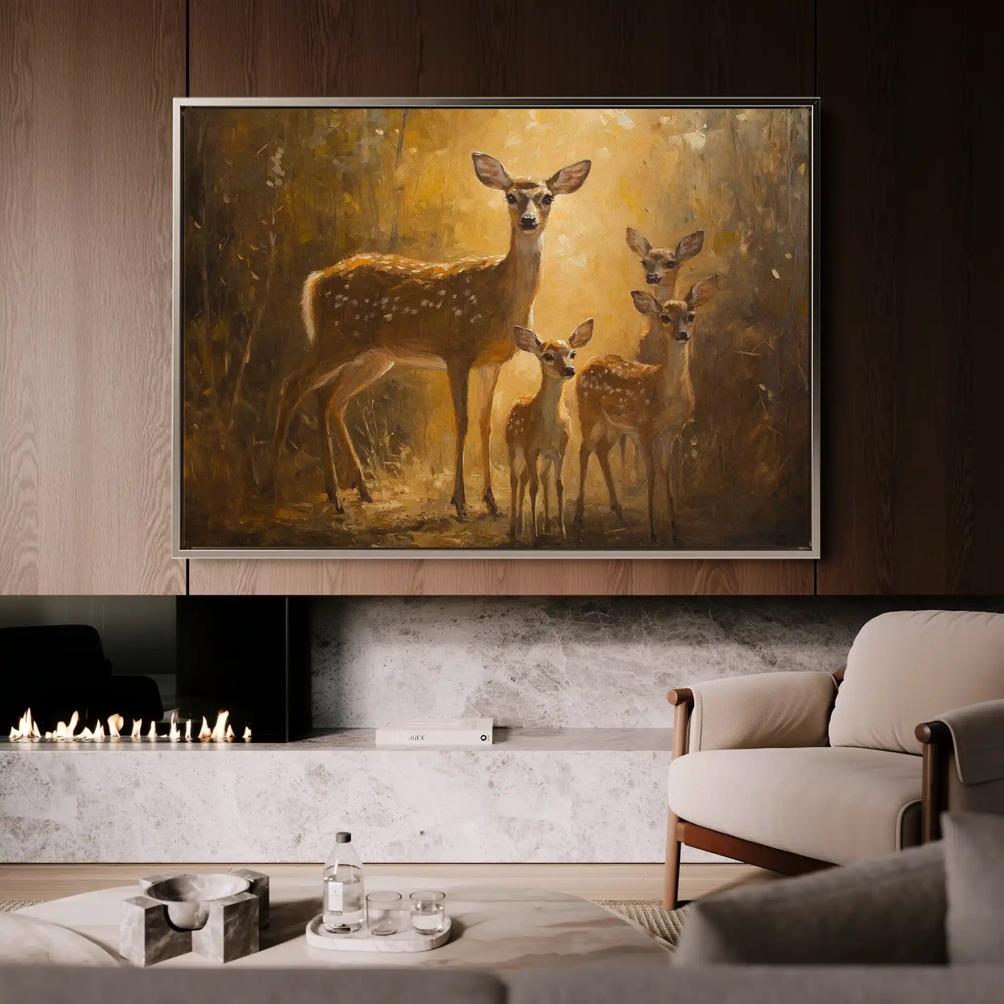 Animals 112 Canvas Art 90 x 60 cm / Stretched on hidden frame