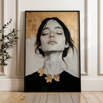 Portrait 112 Canvas Art 90 x 60 cm / Stretched on hidden frame