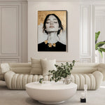 Portrait 112 Canvas Art 90 x 60 cm / Stretched on hidden frame