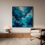 Abstract 1120 Canvas Art 60 x 60 cm / Stretched on hidden frame