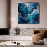 Abstract 1120 Canvas Art 60 x 60 cm / Stretched on hidden frame