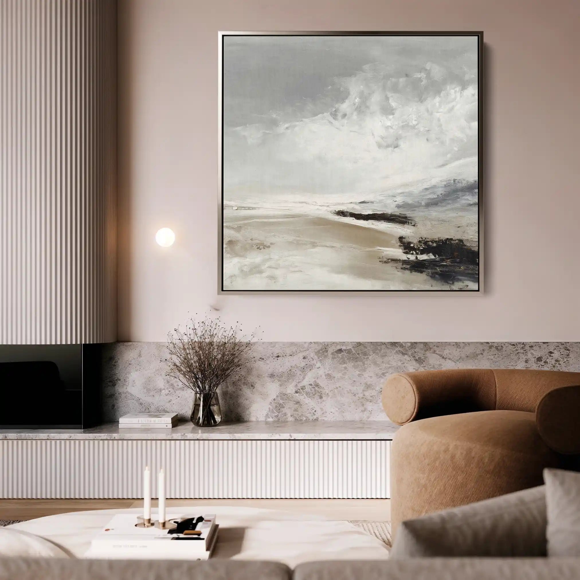 Abstract 1121 Canvas Art 60 x 60 cm / Stretched on hidden frame