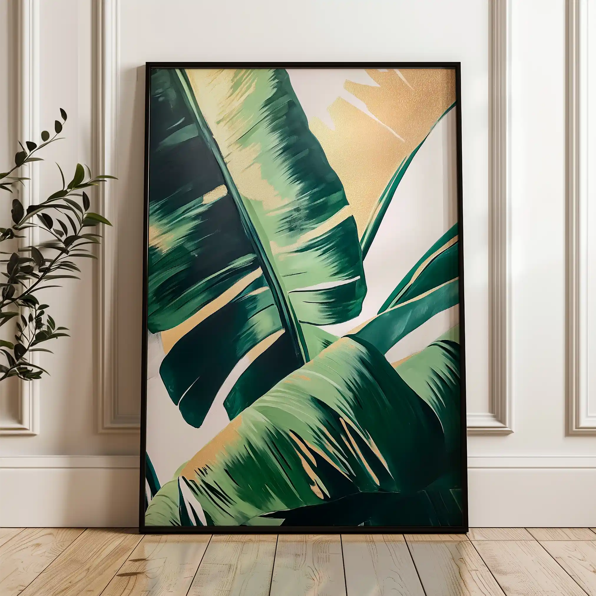 Floral Canvas Wall Art WAD1121-F 90 x 60 cm / Stretched on hidden frame