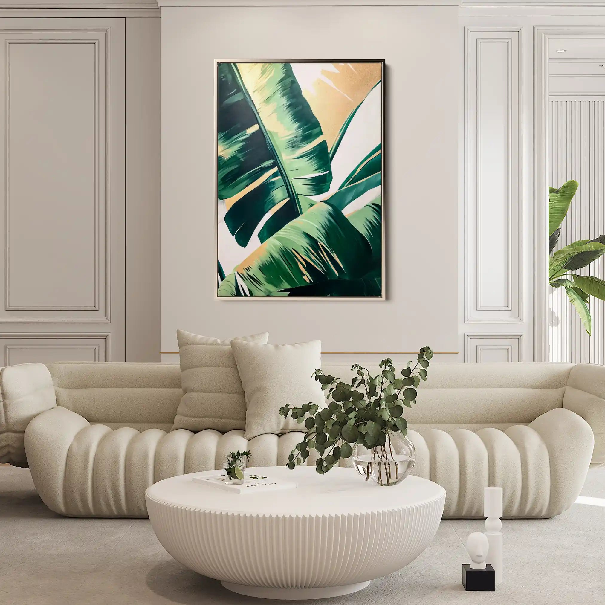 Floral Canvas Wall Art WAD1121-F 90 x 60 cm / Stretched on hidden frame