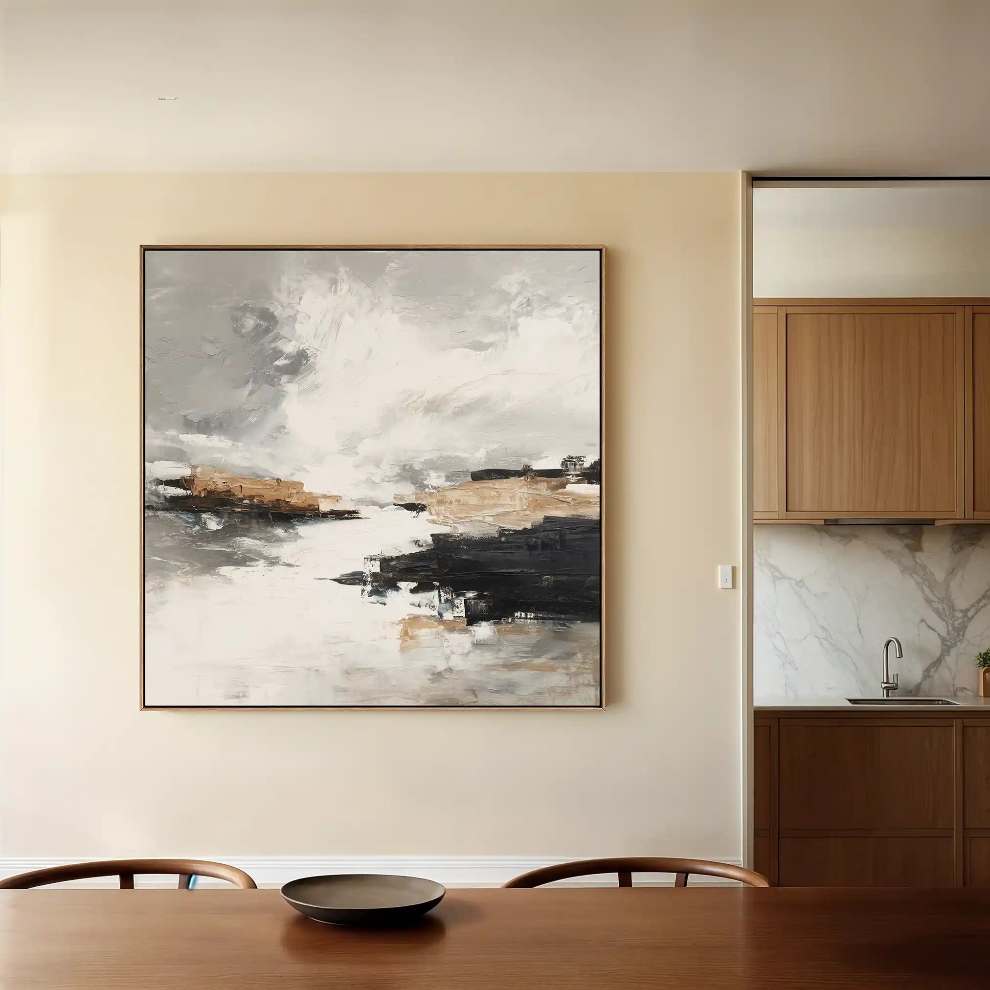 Abstract 1123 Canvas Art 60 x 60 cm / Stretched on hidden frame