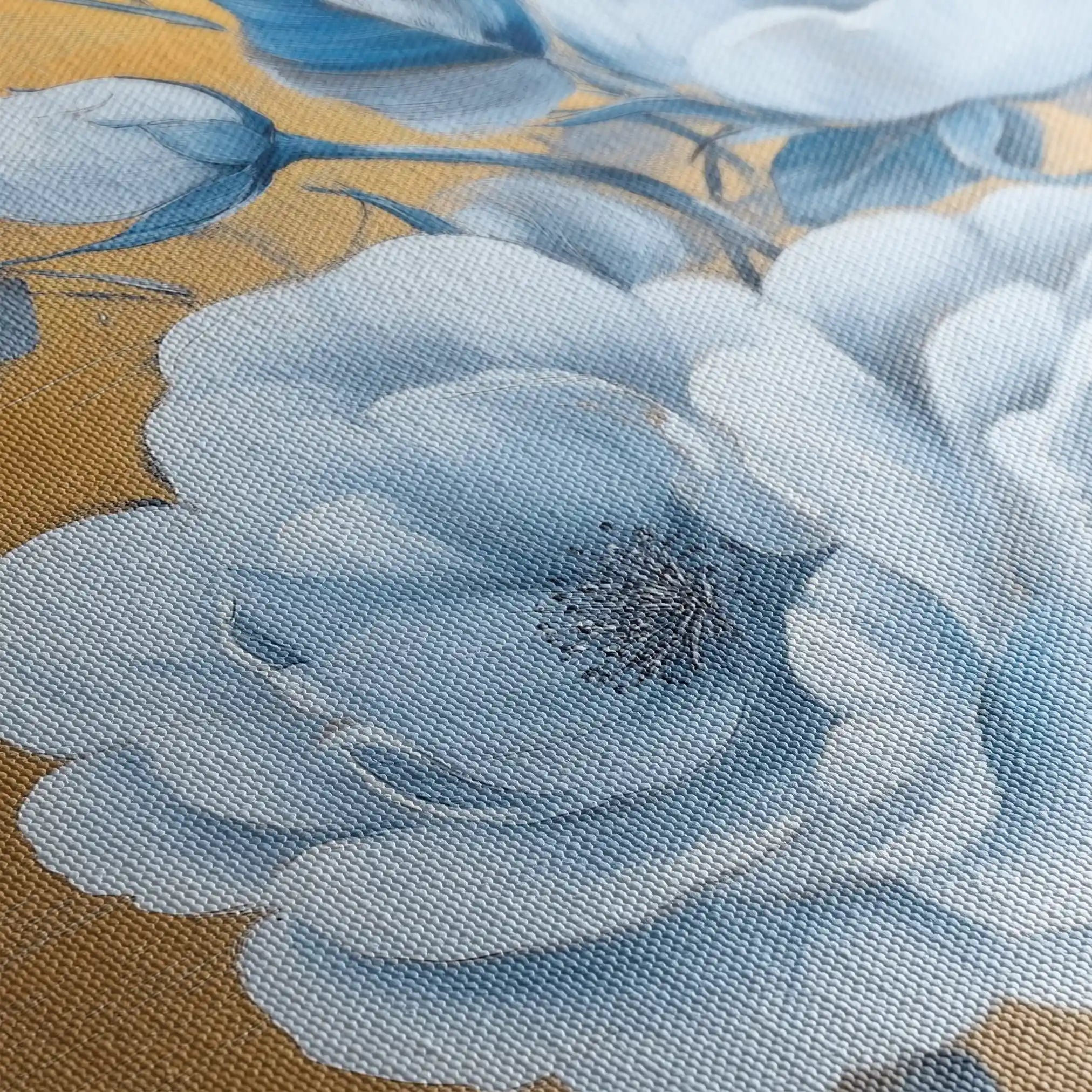 Floral Canvas Wall Art WAD1123-F 90 x 60 cm / Stretched on hidden frame