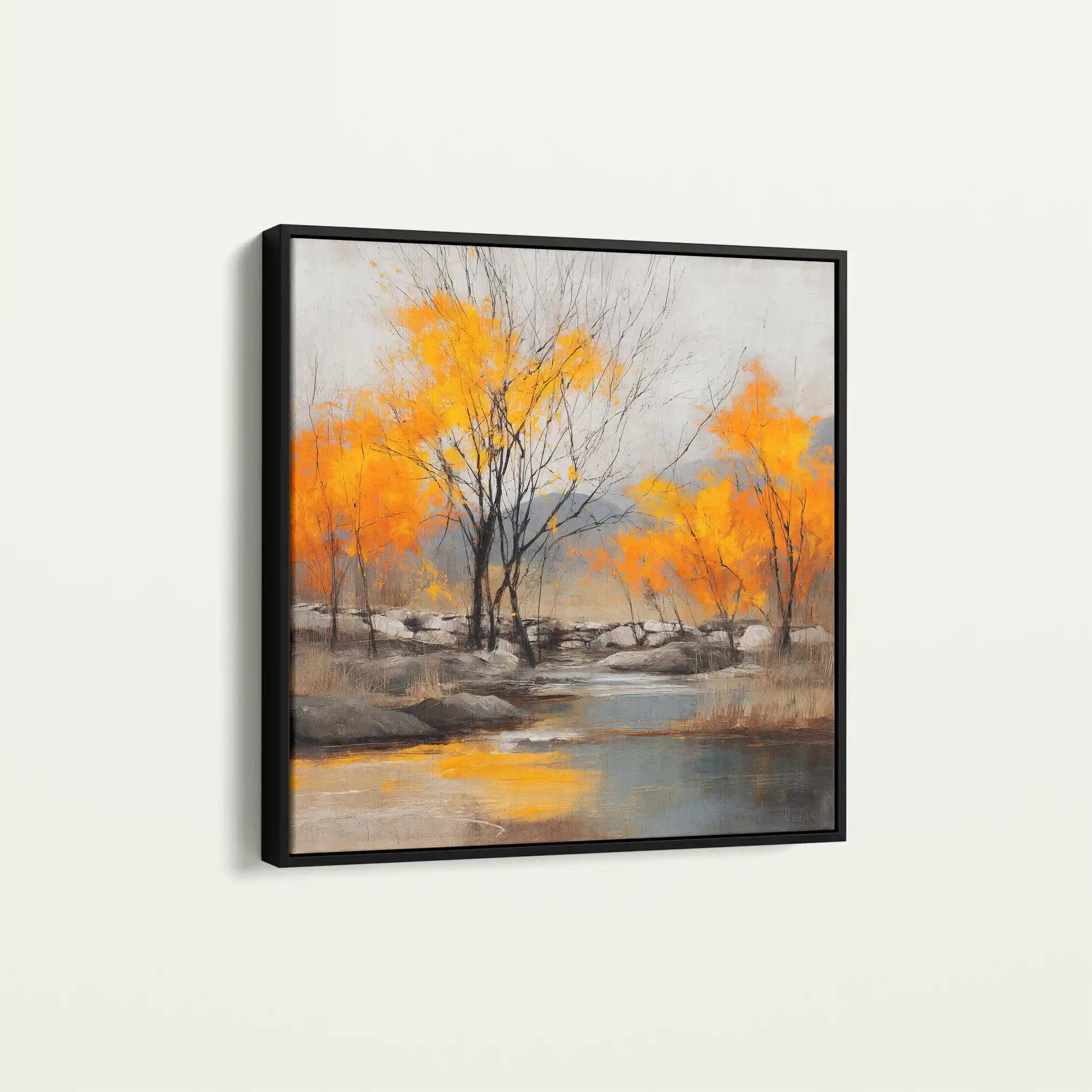 Abstract 1124 Canvas Art 60 x 60 cm / Stretched on hidden frame