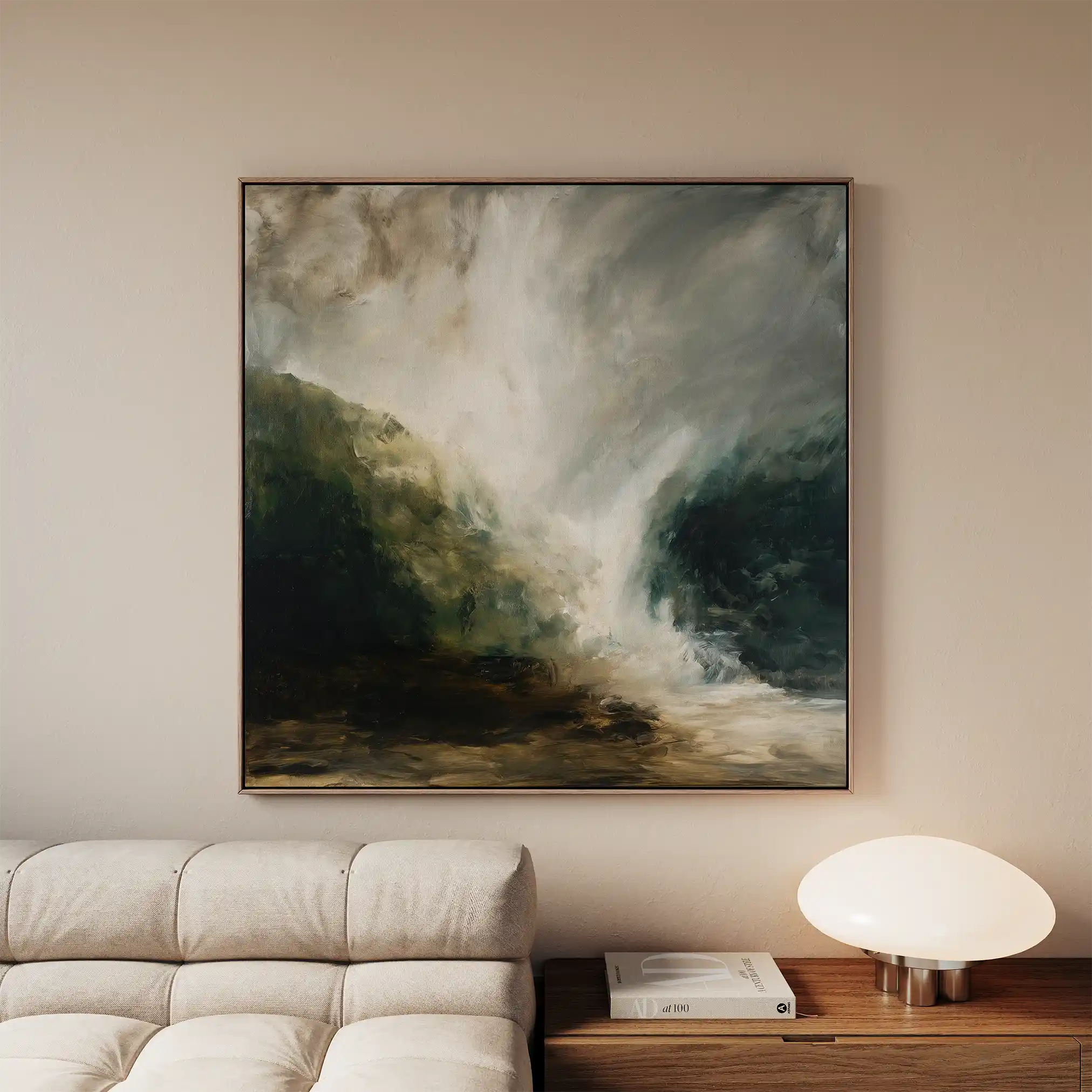 Abstract 1125 Canvas Art 60 x 60 cm / Stretched on hidden frame