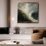 Abstract 1125 Canvas Art 60 x 60 cm / Stretched on hidden frame