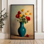 Floral Canvas Wall Art WAD1125-F 90 x 60 cm / Stretched on hidden frame