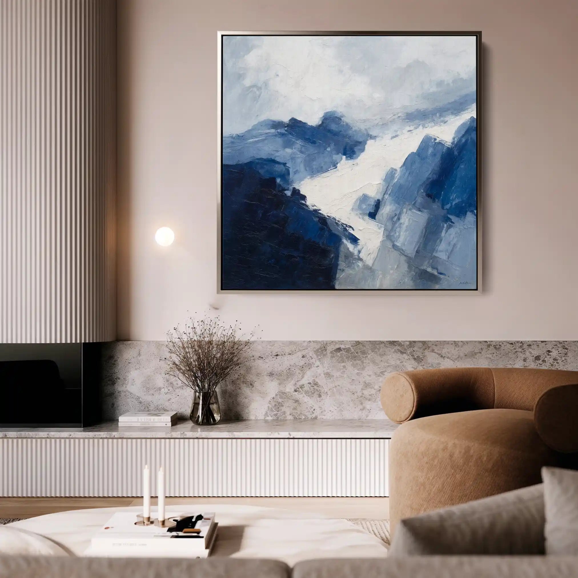 Abstract 1127 Canvas Art 60 x 60 cm / Stretched on hidden frame