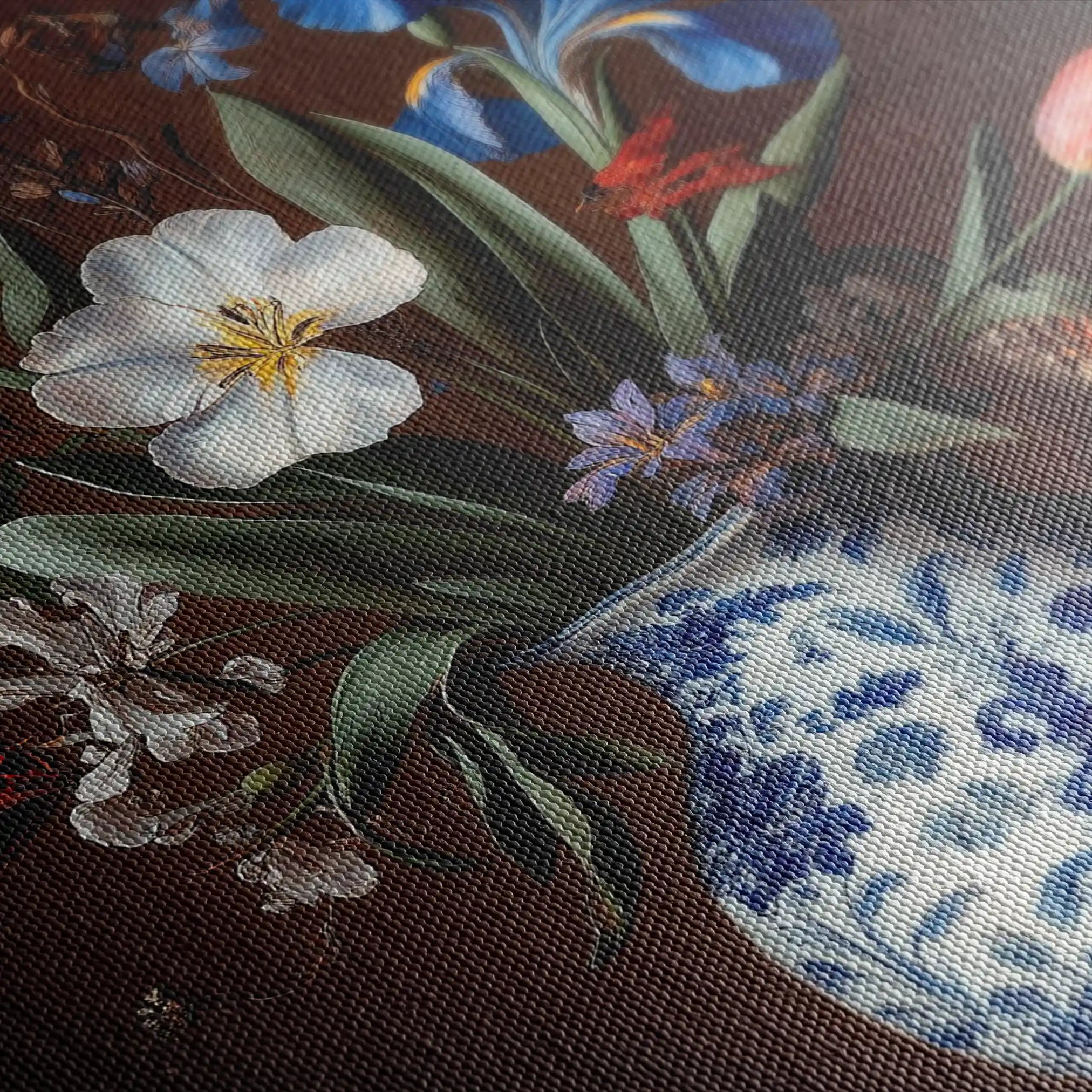 Floral Canvas Wall Art WAD1127-F 90 x 60 cm / Stretched on hidden frame