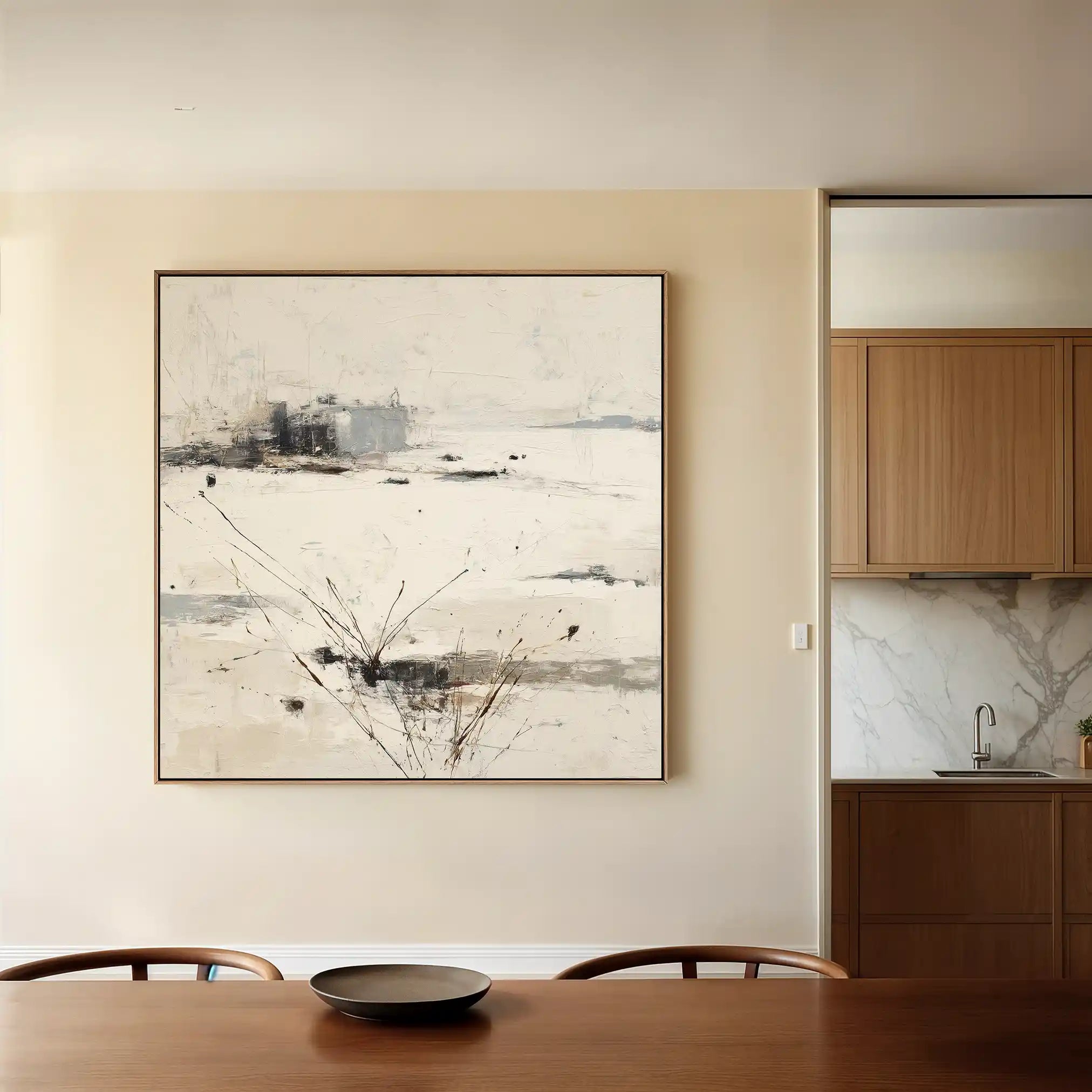 Abstract 1128 Canvas Art 60 x 60 cm / Stretched on hidden frame