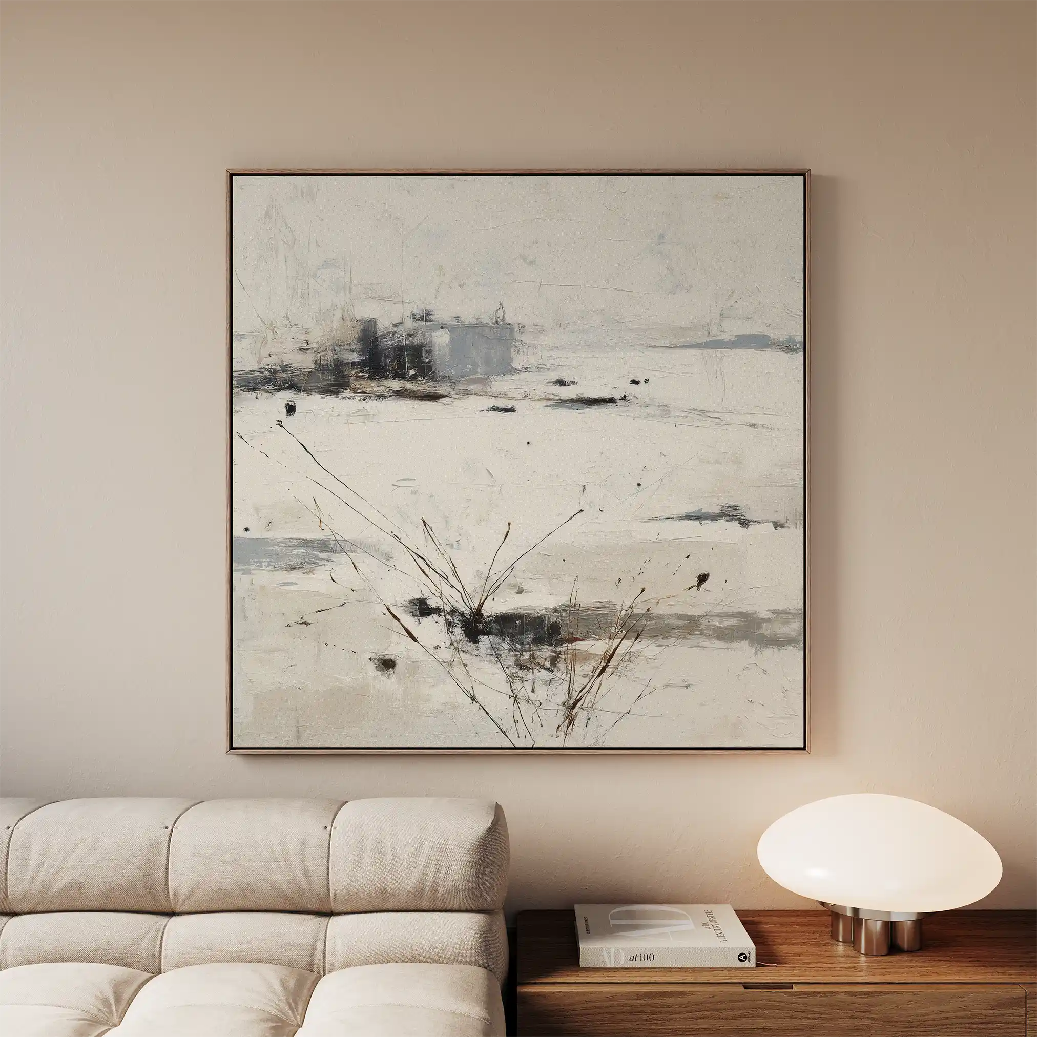 Abstract 1128 Canvas Art 60 x 60 cm / Stretched on hidden frame