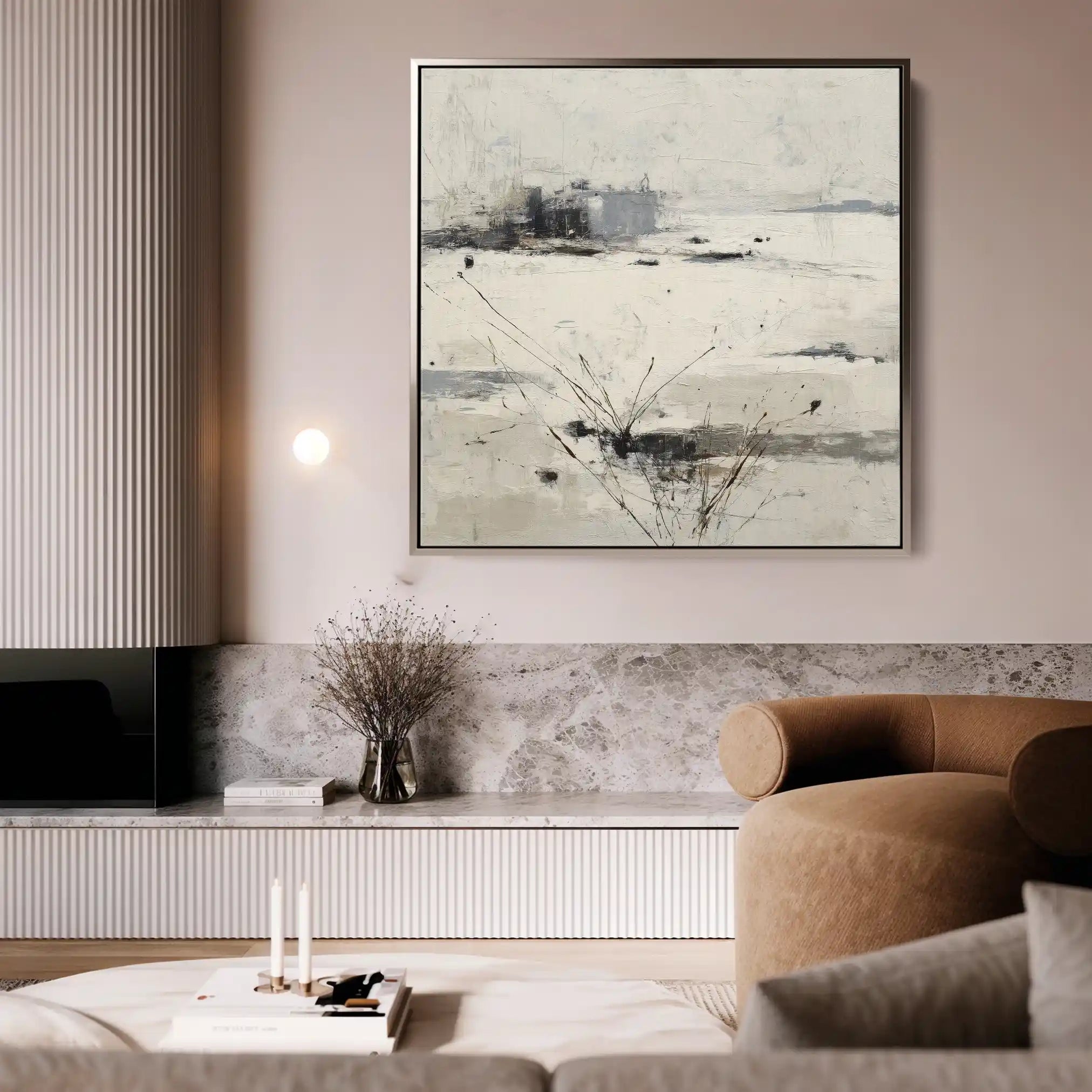Abstract 1128 Canvas Art 60 x 60 cm / Stretched on hidden frame