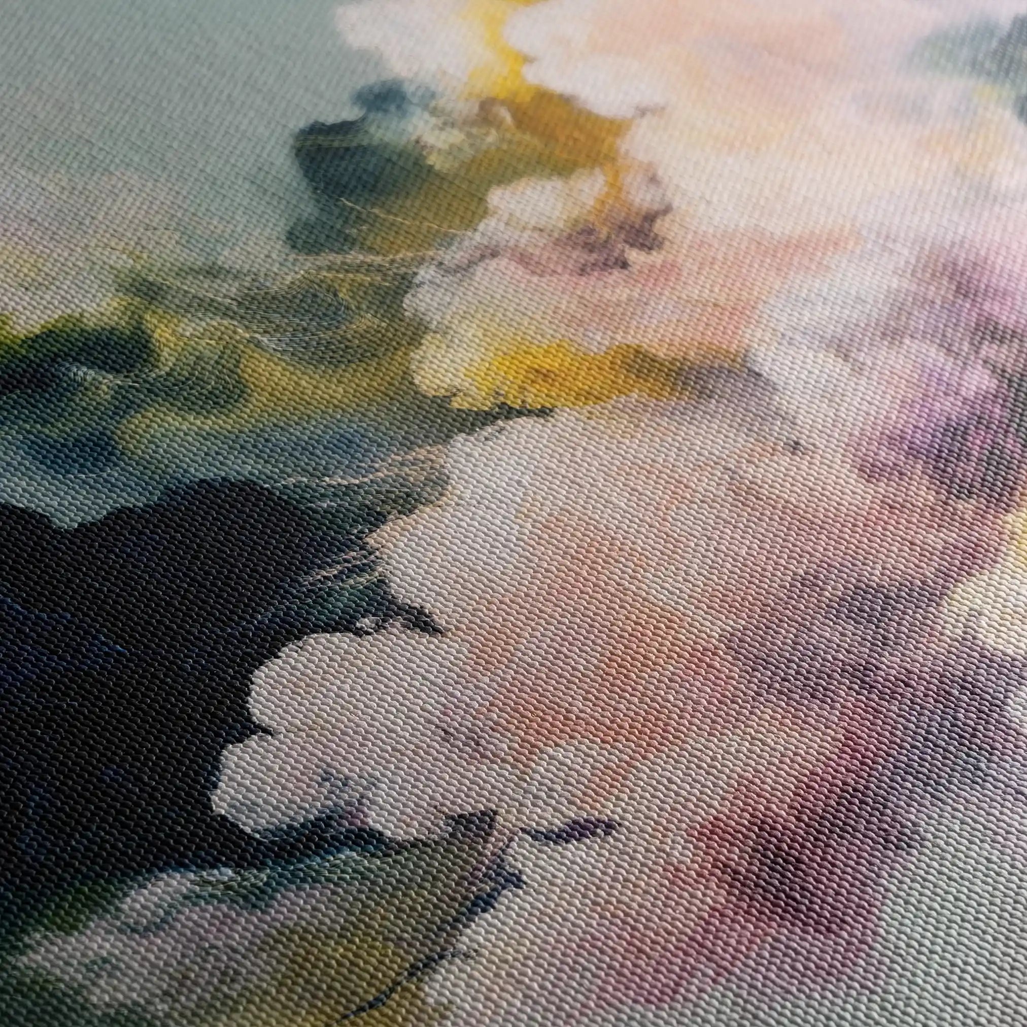 Abstract 1129 Canvas Art 60 x 60 cm / Stretched on hidden frame