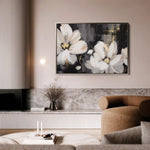 Floral Canvas Wall Art WAD113-F 90 x 60 cm / Stretched on hidden frame