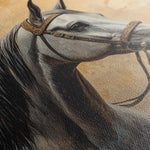 Horses 113 Canvas Art 90 x 60 cm / Stretched on hidden frame