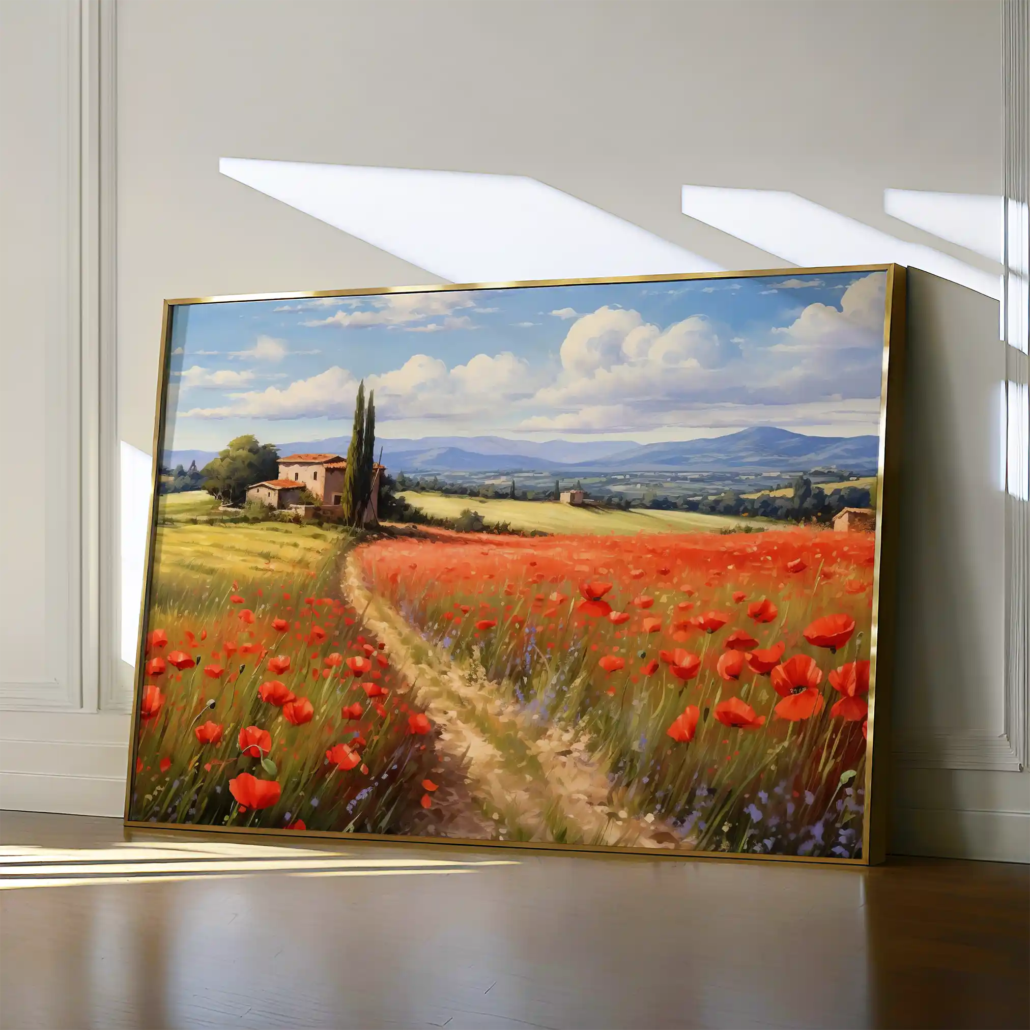 Landscape 113 Canvas Art 90 x 60 cm / Stretched on hidden frame