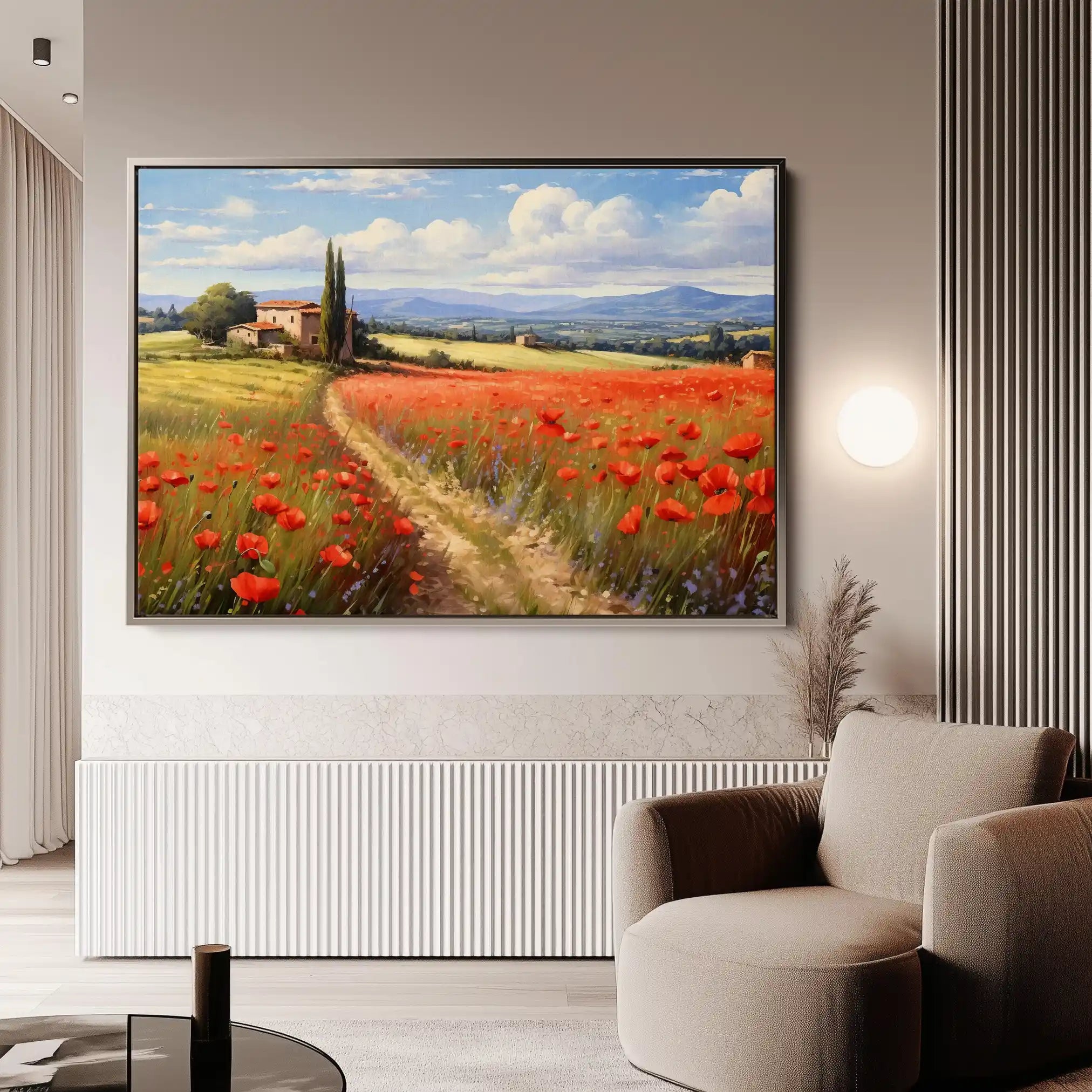 Landscape 113 Canvas Art 90 x 60 cm / Stretched on hidden frame
