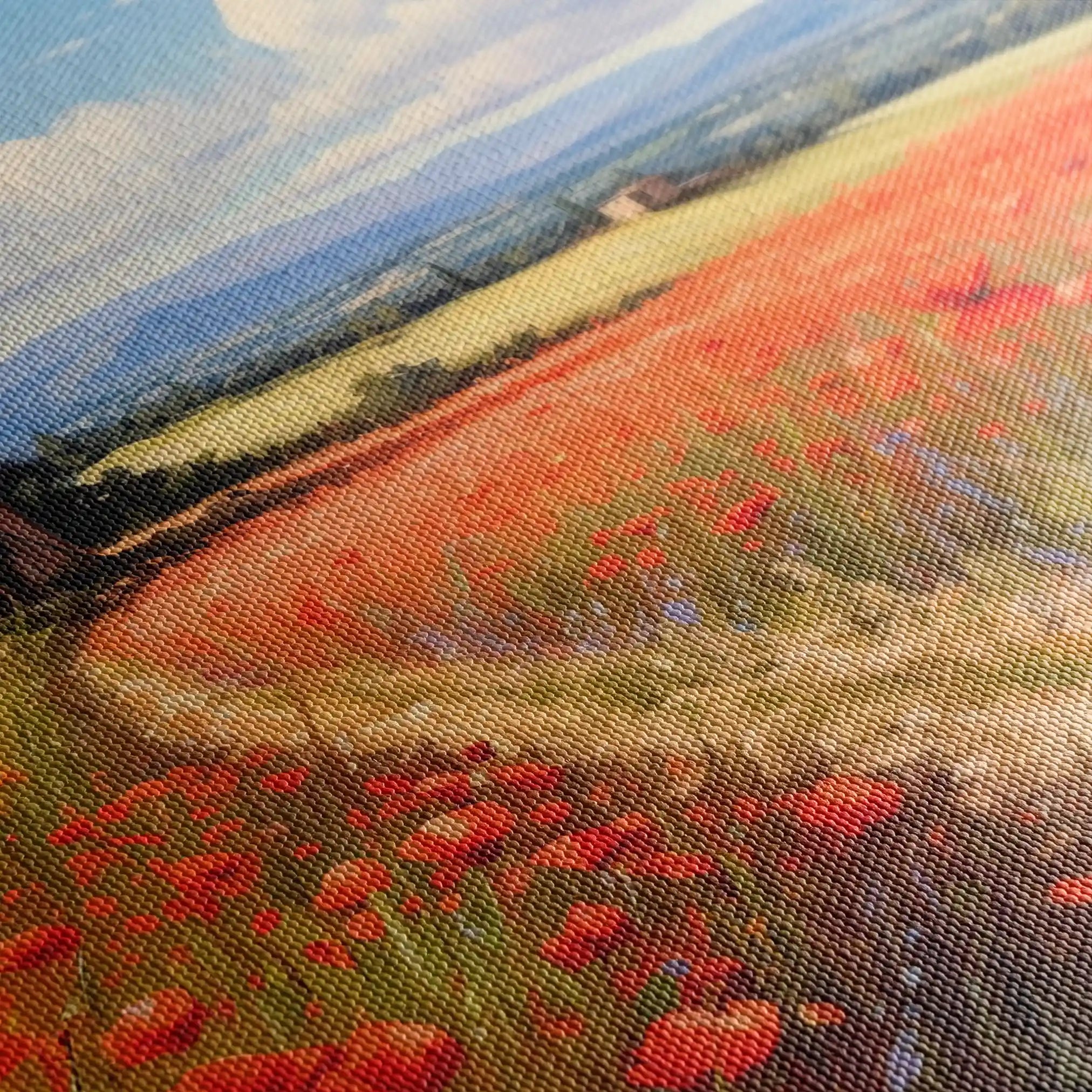 Landscape 113 Canvas Art 90 x 60 cm / Stretched on hidden frame