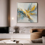 Abstract 1130 Canvas Art 60 x 60 cm / Stretched on hidden frame