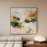 Abstract 1132 Canvas Art 60 x 60 cm / Stretched on hidden frame