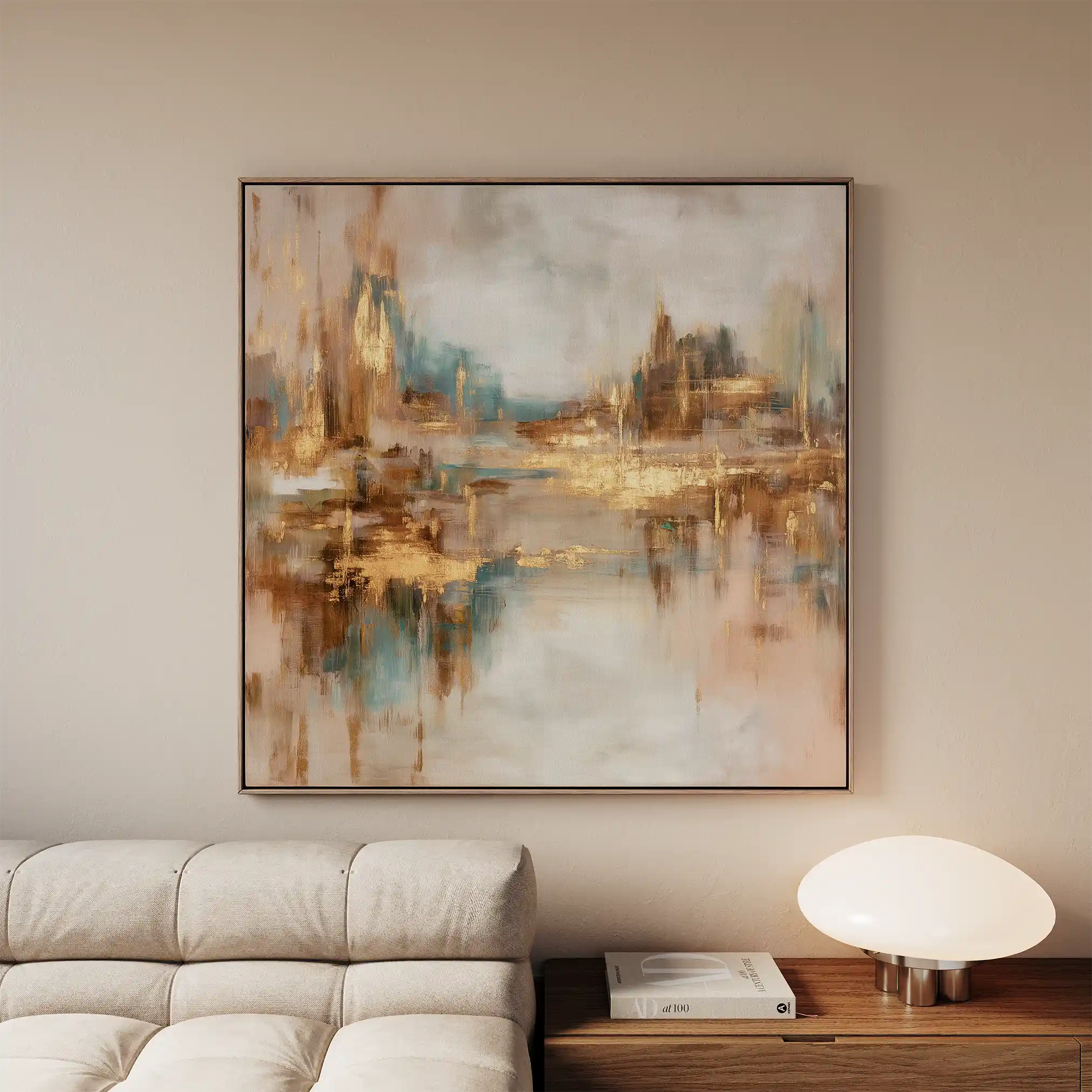 Abstract 1133 Canvas Art 60 x 60 cm / Stretched on hidden frame