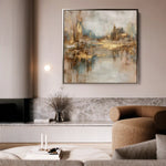 Abstract 1133 Canvas Art 60 x 60 cm / Stretched on hidden frame