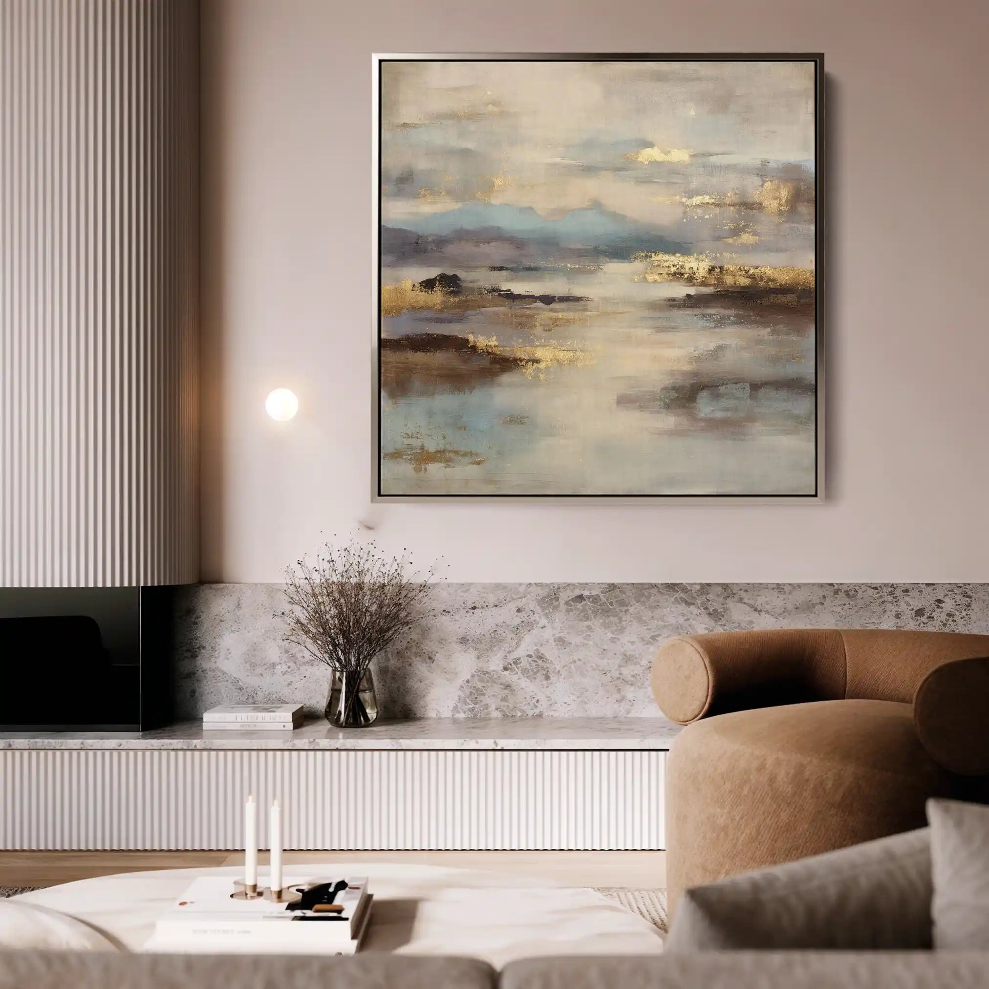 Abstract 1134 Canvas Art 60 x 60 cm / Stretched on hidden frame
