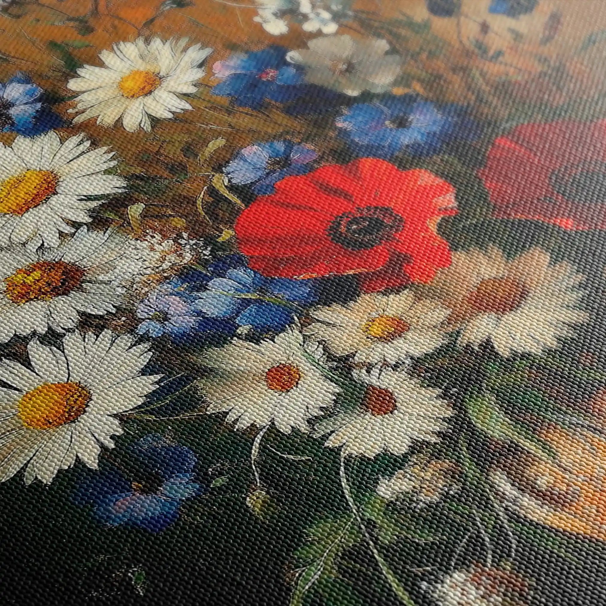 Floral Canvas Wall Art WAD1135-F 90 x 60 cm / Stretched on hidden frame