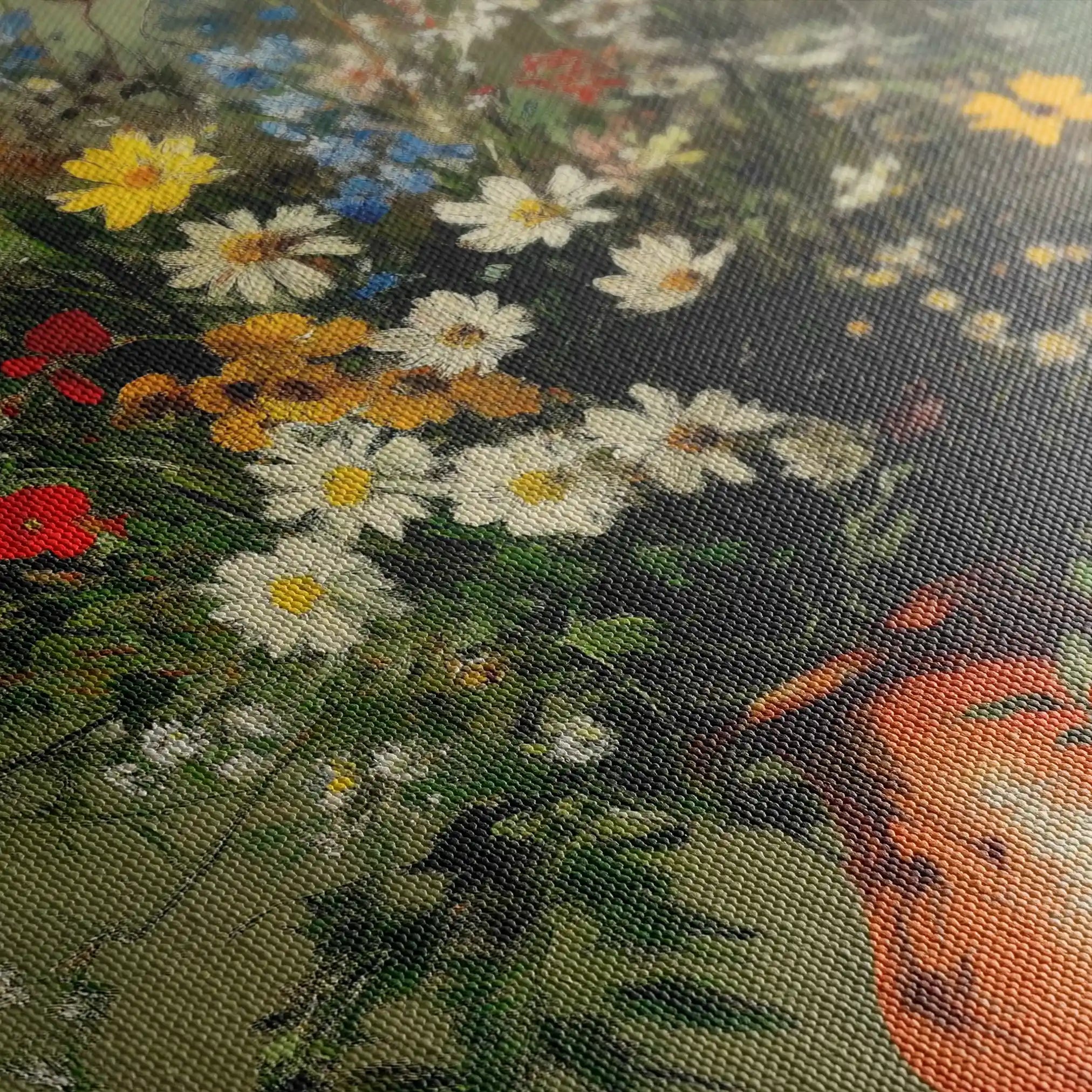 Floral Canvas Wall Art WAD1136-F 90 x 60 cm / Stretched on hidden frame