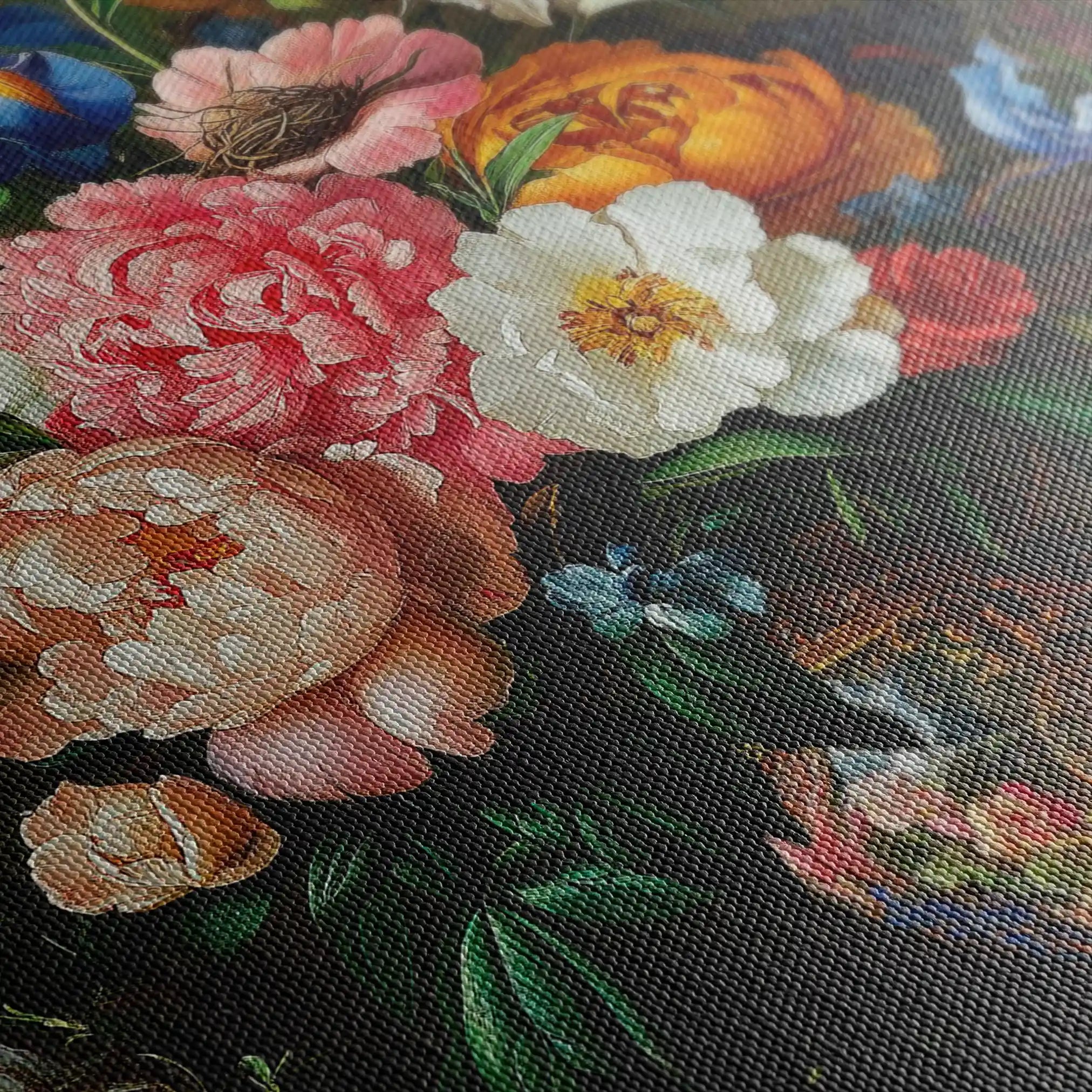 Floral Canvas Wall Art WAD1137-F 90 x 60 cm / Stretched on hidden frame