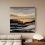 Abstract 1138 Canvas Art 60 x 60 cm / Stretched on hidden frame