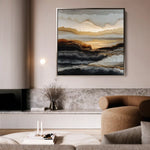 Abstract 1138 Canvas Art 60 x 60 cm / Stretched on hidden frame