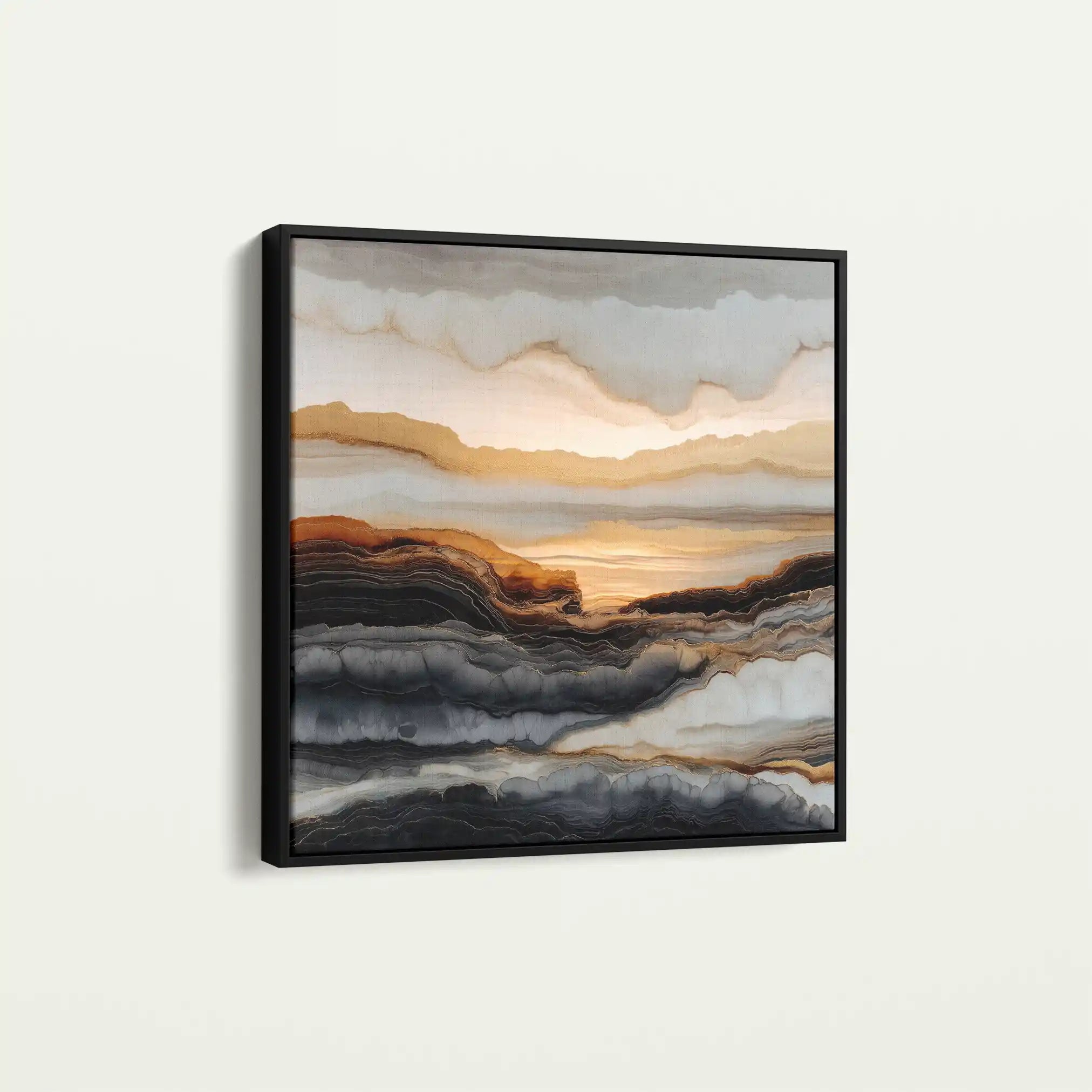 Abstract 1138 Canvas Art 60 x 60 cm / Stretched on hidden frame