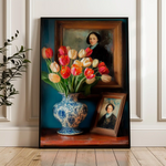 Floral Canvas Wall Art WAD1138-F 90 x 60 cm / Stretched on hidden frame