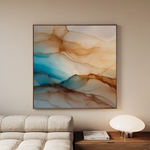Abstract 1139 Canvas Art 60 x 60 cm / Stretched on hidden frame