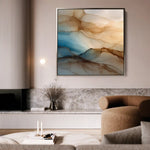 Abstract 1139 Canvas Art 60 x 60 cm / Stretched on hidden frame